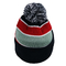 Chapeau 100% d'hiver de calotte de plaine de logo de Customde de chapeaux de calotte de Knit de laine de Merino