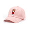 Les sports 100% adaptés des chapeaux des enfants de coton couvrent le logo brodé par coutume simple