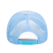 Pare-soleil plat ou incurvé du logo 5 de panneau de camionneur de chapeau de maille de taille adulte adaptée aux besoins du client de dos