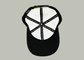 Sports blancs 6 chapeaux de base-ball de broderie de panneau, casquettes de baseball classées par coutume unisexe