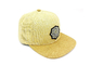 Approprié sec et respirable de bord de Snapback de chapeaux de fibre plate jaune d'usine à l'été