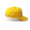 Casquette de baseball unisexe de panneau du polyester 5 de 100 %/chapeau de base-ball sports de jaune