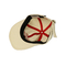 Les casquettes de baseball de Flat Embroidery White Company, caoutchoutées font votre propre chapeau de base-ball