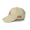 Les casquettes de baseball de Flat Embroidery White Company, caoutchoutées font votre propre chapeau de base-ball