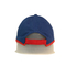 L'OEM entretiennent le bleu marine en caoutchouc imprimé de correction de broderie de correction de casquettes de baseball