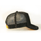5 unisexes faits sur commande lambrissent le chapeau de chapeau de camionneur, chapeau noir adapté aux besoins du client de maille de la broderie 3D