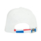 Chapeau de papa de panneau du blanc 6/logo fait sur commande de broderie imprimant le chapeau de sport de base-ball de seau en métal de Bill