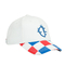 Chapeau de papa de panneau du blanc 6/logo fait sur commande de broderie imprimant le chapeau de sport de base-ball de seau en métal de Bill