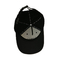 Casquette de baseball réglable Bsci de sports de conception de chapeau de coton de noir d'Ace