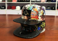 Correction en cuir imprimée par sublimation colorée plate en plastique de Digital de chapeaux de Snapback de bord de boucle