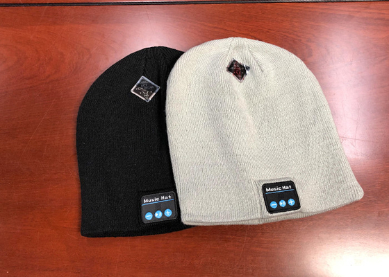 La coutume Slouchy de chapeau de Bluetooth Beanie Winter Hats Wireless Earbuds de femmes mains libres unisexes de musique tricotent le chapeau avec Bluetooth E