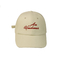 Le chapeau fait sur commande en gros de papa de logo a brodé le tissu mélangé par laine de polyester de chapeau de casquettes de baseball