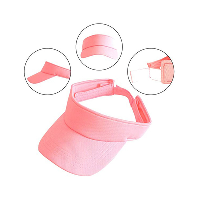Les adultes vident la fermeture en plastique de dos de Velcro de chapeau de pare-soleil de PVC