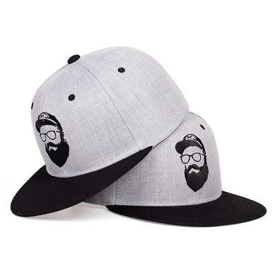 Chapeau extérieur Snapback de couleur faite sur commande de sport avec la broderie Logo Adult Size