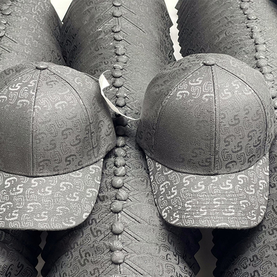 Casquette de baseball design de haute qualité 2025, motif jacquard, coton brodé, chapeau de baseball, vente en gros, casquettes de luxe