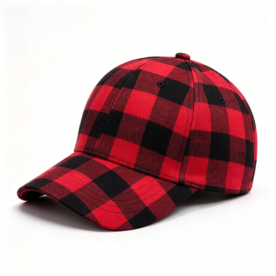 Casquette de baseball à six panneaux avec fermeture à crochet et boucle, durable et confortable, idéale pour les activités de plein air et les événements d'équipe