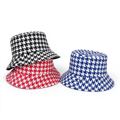 Chapeau seau en tissu recyclé à chevrons, décontracté, léger et respirant pour les activités quotidiennes en extérieur